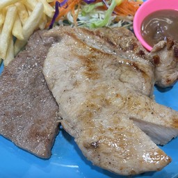 สเต๊กเนื้อ&ไก่