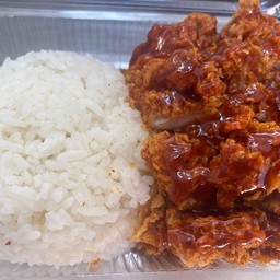 ข้าวไก่สไปซี่หมาล่า