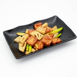 เต้าหู้ผัดรากบัว