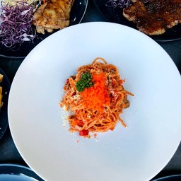 สปาเกตตีซอสไข่กุ้ง