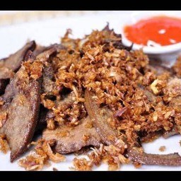 ข้าวตับย่างหมู