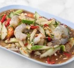 ตำแตงกุ้งสด