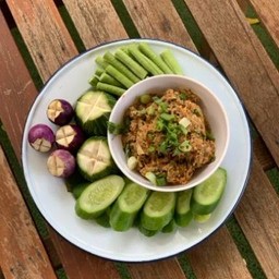 ป่นมะเขือใส่ปลาทู