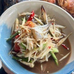 ส้มตำปูปลาร้าหมูยอ