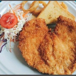 สเต็กไก่ทอด