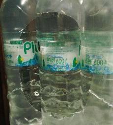 น้ำดื่มPlus600ml. 1ขวด (ไม่เย็น)