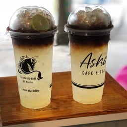 Black coffee หรือ อเมริกาโน่ น้ำผึ้งมะนาว เย็น