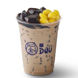 น้ำเต้าหู้เฉาก๊วยแปะก๊วย (เย็น) 16 oz
