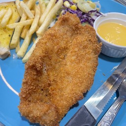 สเต๊กปลาดอลลี่ชุปแป้งทอด