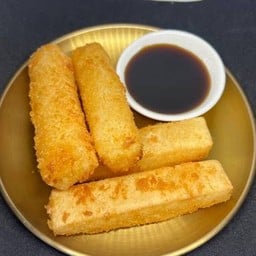 ข้าวเหนียวทอดน้ำตาลแดงสไตล์เสฉวน 四川红糖糍粑