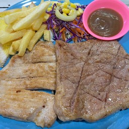 สเต๊กหมู&เนื้อ