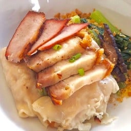 เกี๊ยวกุ้ง หมูแดง หมูกรอบ(หรือ บะเต็ง) เห็ดหอม7