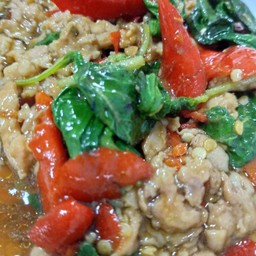 ข้าวหน้ากระเพราหมู