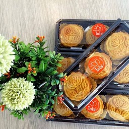 ขนมไหว้พระจันทร์ ไส้ทุเรียนไข่เค็ม ขนาดเล็ก