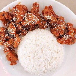 ข้าวเอ็นไก่เกาหลี