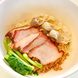 บะหมี่เกี๊ยวหมู หมูแดง