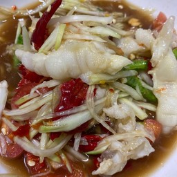 ตำเล็บมือนาง(ปลาร้า)