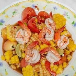 ตำ ข้าวโพดกุ้งสุก