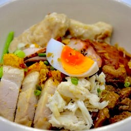 บะหมี่ เกี๊ยวกุ้ง ฮ่องเต้(ใส่ทุกอย่าง)