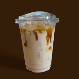 นมสดคาราเมล เย็น