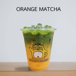 มัทฉะน้ำส้มสด