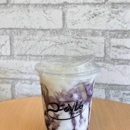 บลูเบอร์รี่นมสดเย็น