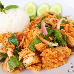 ข้าวยำไก่แซ่บ
