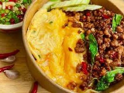 ไข่ดาว+กระเพรา