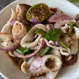 ลาบปลาหมึก