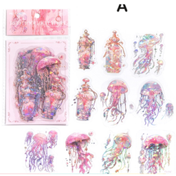 สติ๊กเกอร์แมงกระพรุนคริสตัล