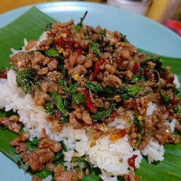 กระเพราหมูสับ