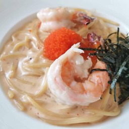 สปาเกตตี้ซอสไข่กุ้ง