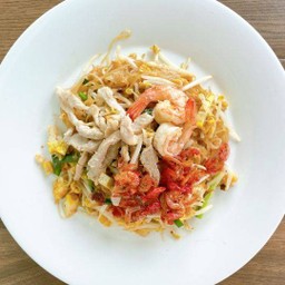 ผัดไทยกุ้ง+กุ้งแห้ง+หมู