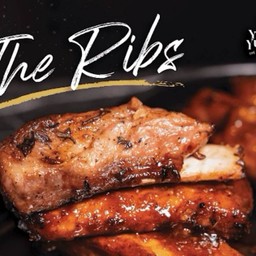 ซี่โครงหมูบาร์บีคิวไม่เผ็ด12ชิ้น