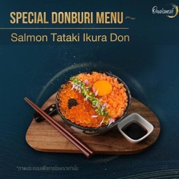 Salmon Tataki Ikura Don