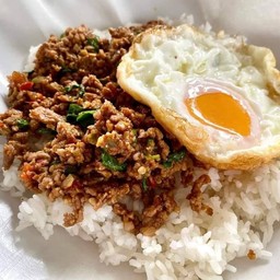 กะเพราเนื้อสับ