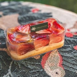 Strawberry jelly cheesepie