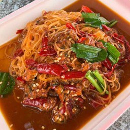 ตำเส้นเล็กหอยดอง