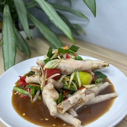 ตำตีนไก่