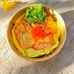 ข้าวไข่ข้นปูอัดไข่กุ้ง