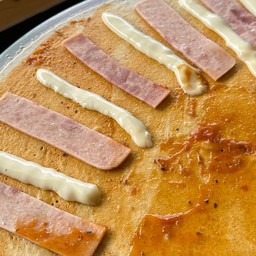 เครป พิซซ่า แฮม ชีส