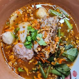 Combo set ต้มยำโบราณ + ปากหม้อ 10 ตัว + ลิ้นจี่โซดาหรือสตอเบอรี่โซดา