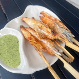 คีบแซลมอนย่างเนย 6 แถม 1