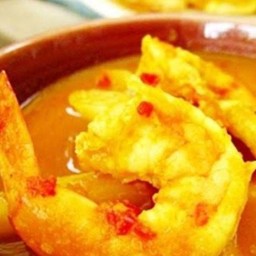 แกงส้มหน่อไม้กุ้งสด เครื่องแกงใต้แท้