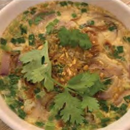 ไข่ตุ๋นกุ้งสับ