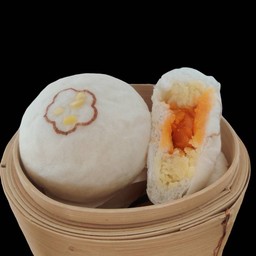 ซาลาเปาถั่วกวนไข่เค็ม (ไส้หวาน)