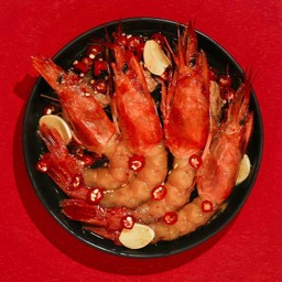 กุ้งหวานยักษ์ดองซีอิ๊ว