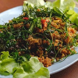 ผัดพริกขิงปลาดุกฟู