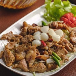 หมูย่างกระเทียมโทน