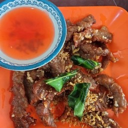 เนื้อแดดเดียวทอด